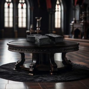 Gothic Rectangle Vamp Gloss Black