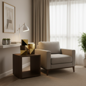 Handmade, Marquetry, Woodworking, Gold Leaf, Keepsake Box, Jewellery Box, Home Decor, Luxury Gift, Artisan, Geometric Design, Walnut, Zebrawood, Oak, Minimalist, Interior Design, Gift for Her, Gift for Him, Desk Accessory