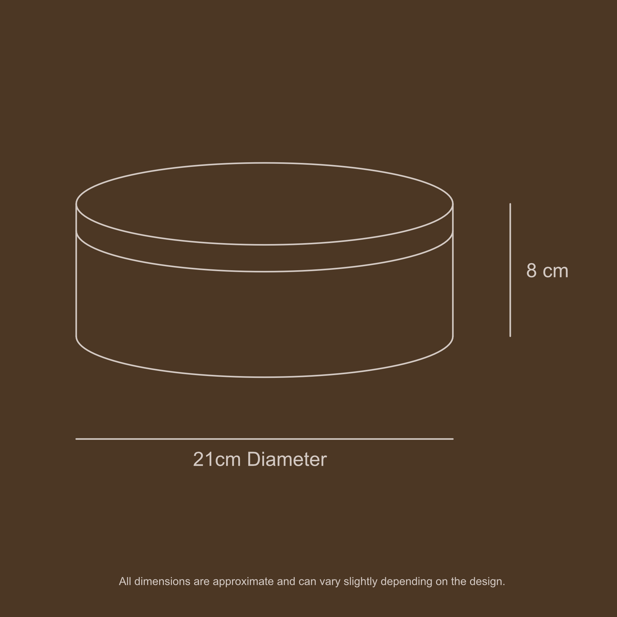 Large Round Box Dimensions