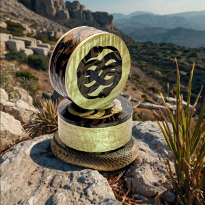 Handmade Wood Box, Marquetry, Wood Inlay, Snake Decor, Luxury Gift, Jewelry Organizer, Artisan Woodwork, Desk Accessory, EDC Tray, Serpent Art, Fine Craftsmanship, Ouroboros,